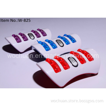 Mini Electric Foot Massager with Rollers, Mini Foot Massager, Plastic Massage Roller (W-825)